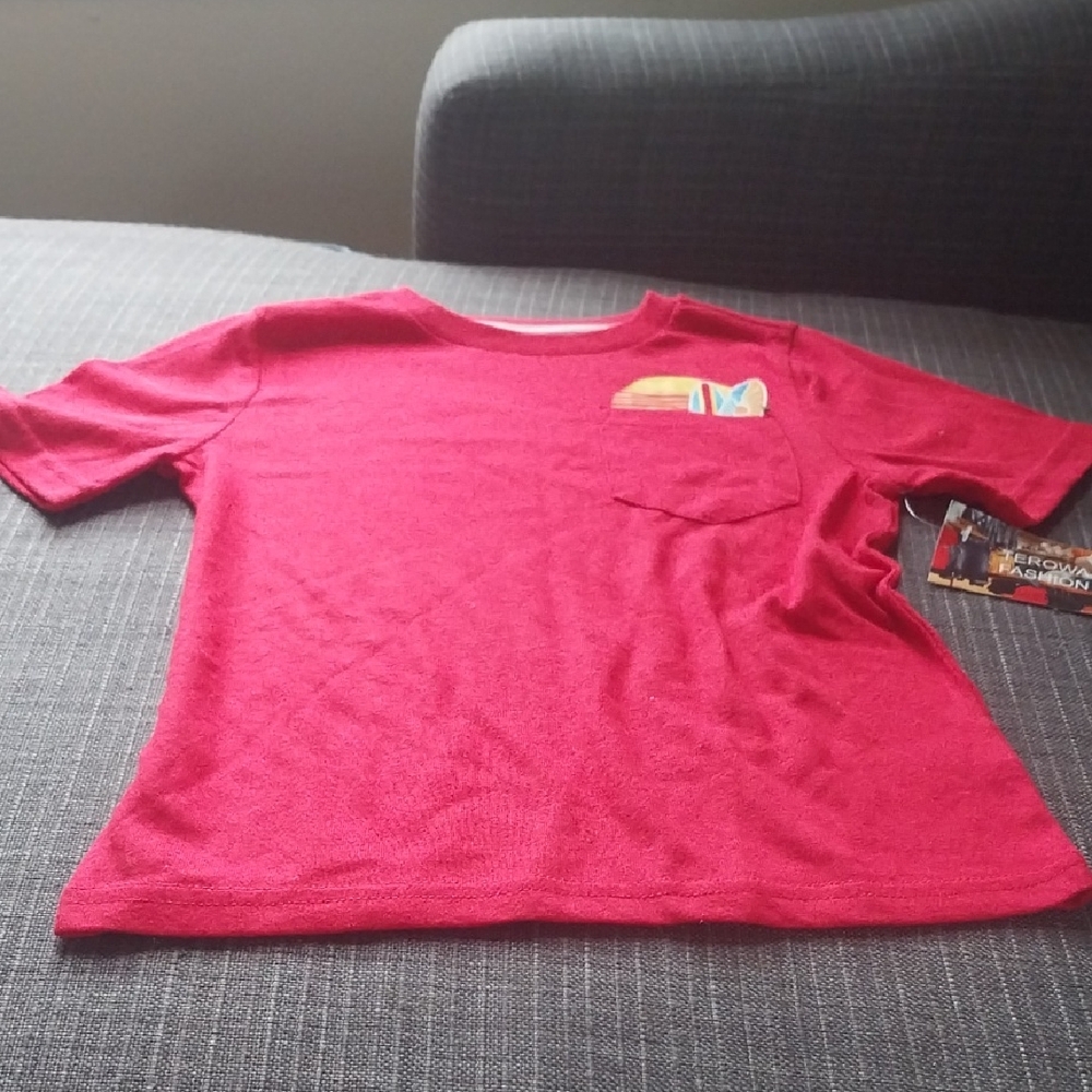 Garanimals Vibrant Red Kids Tee with Pocket